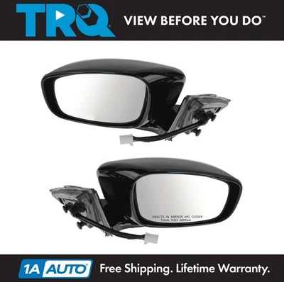 Par de espejos retrovisores TRQ Power LH RH para Infiniti G25 G25X G37 G37X sedán Foto 1 de 4
