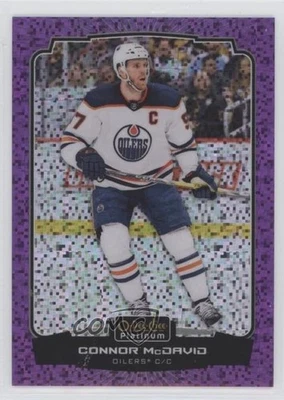 2022-23 O-Pee-Chee Platinum Violet Pixels /299 Connor McDavid #97 - Image 1 of 2