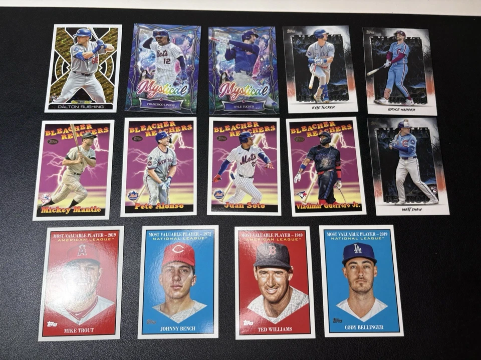 2025 TOPPS UPDATE - Insert 14 Card Lot - MVP, Mystical, Black Gold, BR, NT!! - Image 1 of 4