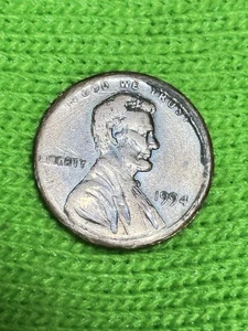 1994 One Cent With Railroad Track Edges And No Collar Errors. Possible Post Mint - Picture 1 of 8