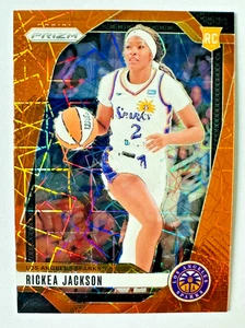 2024 Panini Prizm Rickea Jackson ARANCIONE Laser Prizm RC #60 Sparks WNBA! - Foto 1 di 3