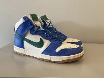 BOTAS NIKE Dunk high nike by you id royal, verde y vela talla 13 10/10 usadas 2x Foto 1 de 4