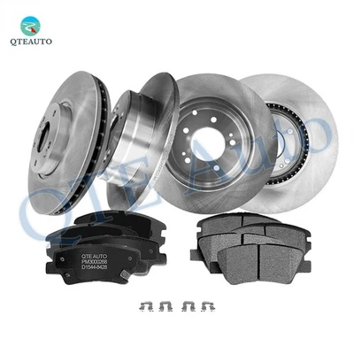 12 rotores de disco de freno delanteros 300 mm traseros 284 - pastillas de freno para Hyundai Sonata 2009 2010 Foto 1 de 4