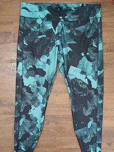 M&S Active Leggings Blue & Grey Good Moves Gym Workout Size UK 22 - Picture 1 of 6