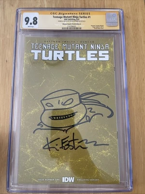 Teenage Mutant Ninja Turtles #1 2023, CGC 9.8 SS boceto firmado por Kevin Eastman Foto 1 de 3