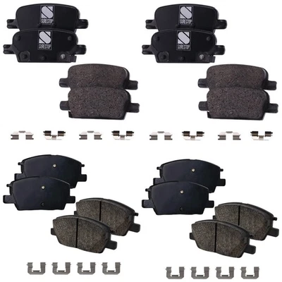 Front & Rear Brake Pads Set For Chevrolet Malibu 2016 2017 2018 2019 - Image 1 of 4