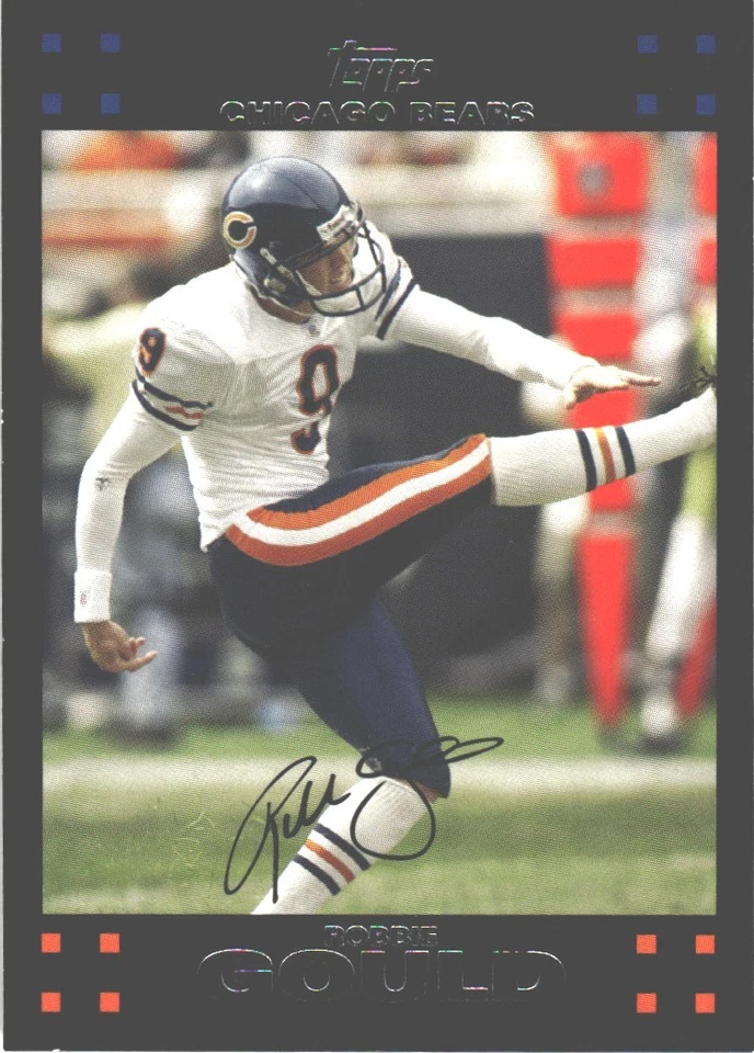 ROBBIE GOULD 2007 TOPPS #220 CHICAGO BEARS - Image 1 of 3