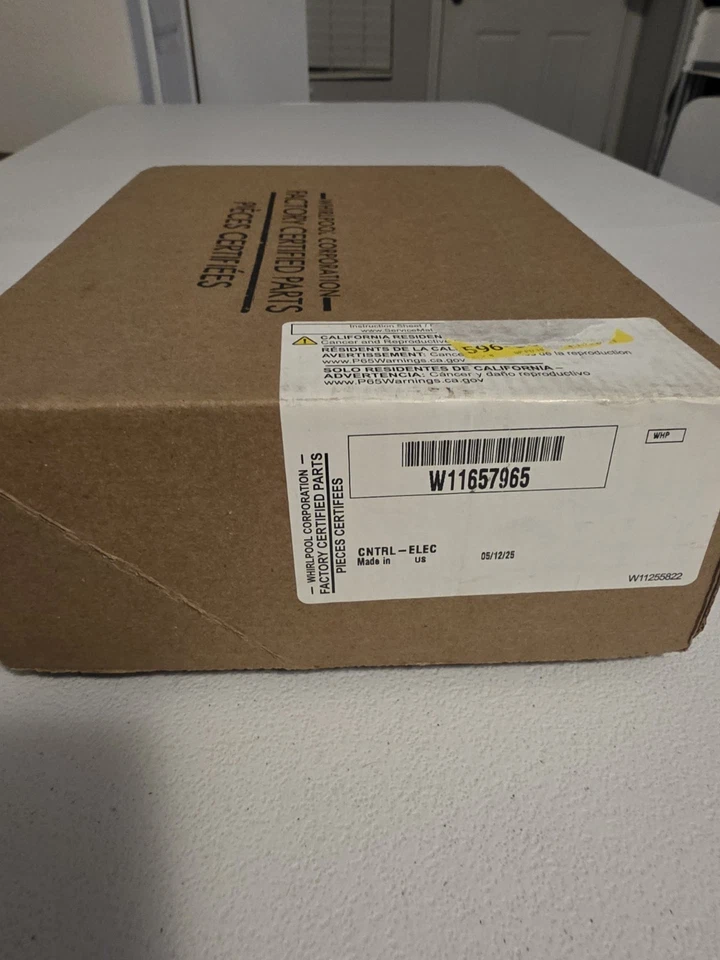 Genuine OEM Whirlpool Washer W11657965 Main Control Board - Image 1 of 1