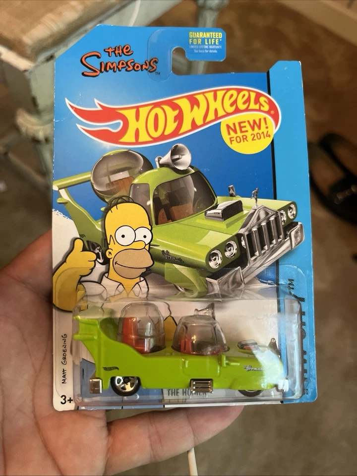 Hot Wheels 2014 HW City The HOMER Simpsons New for 2014 and The Simpson Car B5 - image 1 of 1