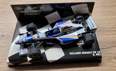 Minichamps 1:43 Formel 1 Damon Hill Williams Renault FW 18 1996 Weltmeister - Bild 1 von 3