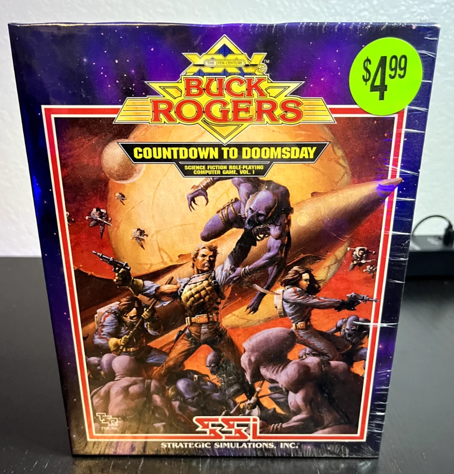 SSI Buck Rogers Countdown to Doomsday IBM PC Big Box New and Sealed - Image 1 of 4