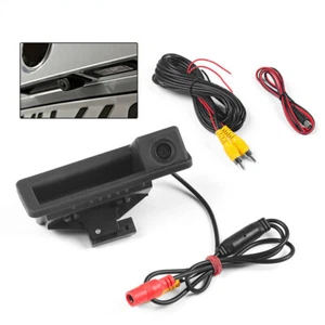 Tailgate Handle Trunk Handle Release Switch w/Camera For BMW E60 E61 E90 E91 E92 - Foto 1 di 7