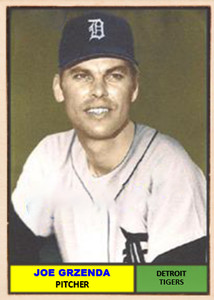 JOE GRZENDA 61 TIGERS ACEO ART CARD ## BUY 5 GET 1 FREE # or 30% OFF 12 OR MORE