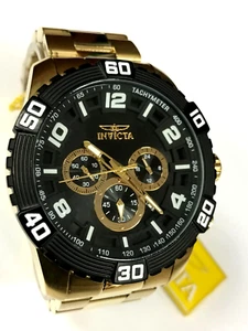 Reloj de cuarzo para hombre INVICTA 25982 Pro Diver cronógrafo esfera negra GARANTÍA - Imagen 1 de 9
