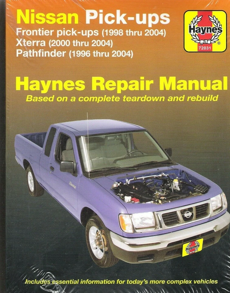 1996-2004 Nissan Pick-ups Frontier, Xterra, Pathfinder Haynes Repair Manual 6105 - Image 1 of 1