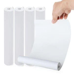 4 rouleaux Papier Thermique A4 env. 116 feuilles Papier Imprimante Thermique ... - Photo 1/7