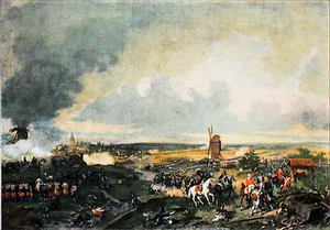 BATAILLE et VICTOIRE FRANÇAISE de HONDSHOOTE contre les ANGLAIS - Gravure du 19e - Picture 1 of 2