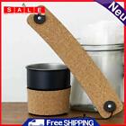 Cork PU Leather Insulated Cover Hand Protector Cup Sleeve for Camping and Travel