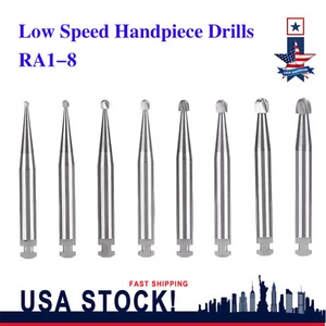 Dental Carbide Burs Tungsten Steel Drills Fit Low Speed Handpiece RA1-RA8 ns - Picture 1 of 108