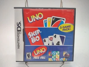 Uno, Skip-Bo, Uno Freefall Game For Nintendo DS ~ CASE & MANUAL ONLY - Picture 1 of 3