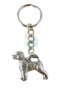Portuguese Water Dog Keychain Pewter - Picture 1 of 1