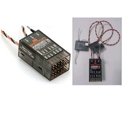 AR9020 2 Satellites Spektrum Modulation X XPLUS/DSMX 9-Channel 2.4G RC Receiver - Image 1 of 4