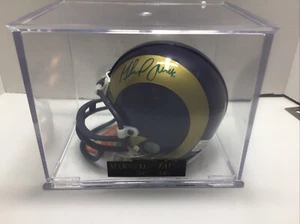 Marshall Faulk Signed St Louis Rams Mini Helmet Autographed Riddell - Picture 1 of 7