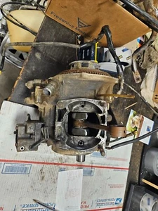 1993 Polaris Trail Boss 350L 4X4 ENGINE MOTOR BOTTOM  Stator  Flywheel - Picture 1 of 6