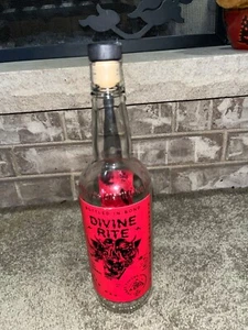 Three Floyds Distilling Co. Divine Rite 750mL Whiskey Bottle EMPTY w/ Cork CLEAN - Picture 1 of 8