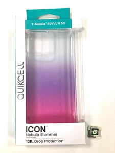 New QUIKCELL ICON Protective Case for T-Mobile REVVL 6 5G - Nebula Shimmer - Picture 1 of 5