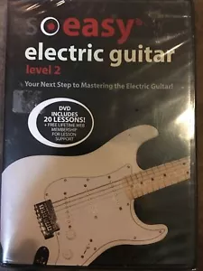 NEW !! "So Easy" Electric Guitar Level 2 DVD with 20 Lessons ORIGINAL SEAL - Picture 1 of 2