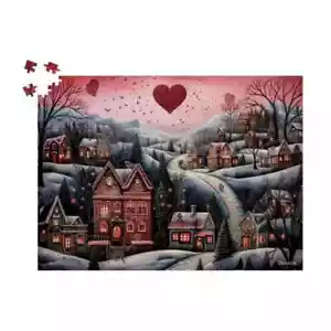 Rompecabezas Love Haven de Valentine Cottages: rompecabezas de 500 piezas de Durazza - Imagen 1 de 3