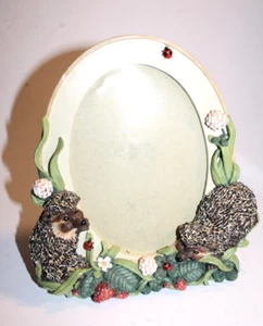 Hedgehog and ladybird Themed Photo Frame for 16x12 cm oval picture- Unused. - Picture 1 of 5