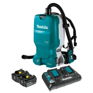 Makita XCV18PTX 18V X2 LXT HEPA Filter Backpack Dry Dust Extractor Kit - Picture 1 of 1
