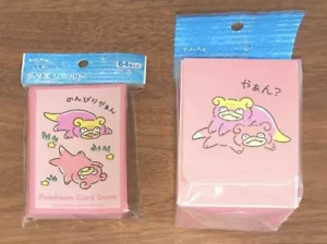 Pokemon Center Japan Card Sleeves & Deck Box Case slowpoke New - Picture 1 of 4