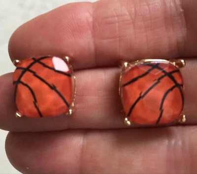 Pendientes de baloncesto postes nuevo juego día entrenador deportes punta conjunto nuevo Foto 1 de 4