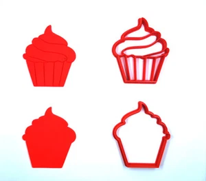 Cup Cake Cookie Cutter - 3D Printed - CupCake Cookie Cutter- Bakery Cookie  - Picture 1 of 7