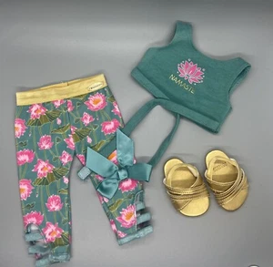 American Girl Truly Me Relax And Refresh Outfit Namaste Too Pants Shoes - Picture 1 of 6