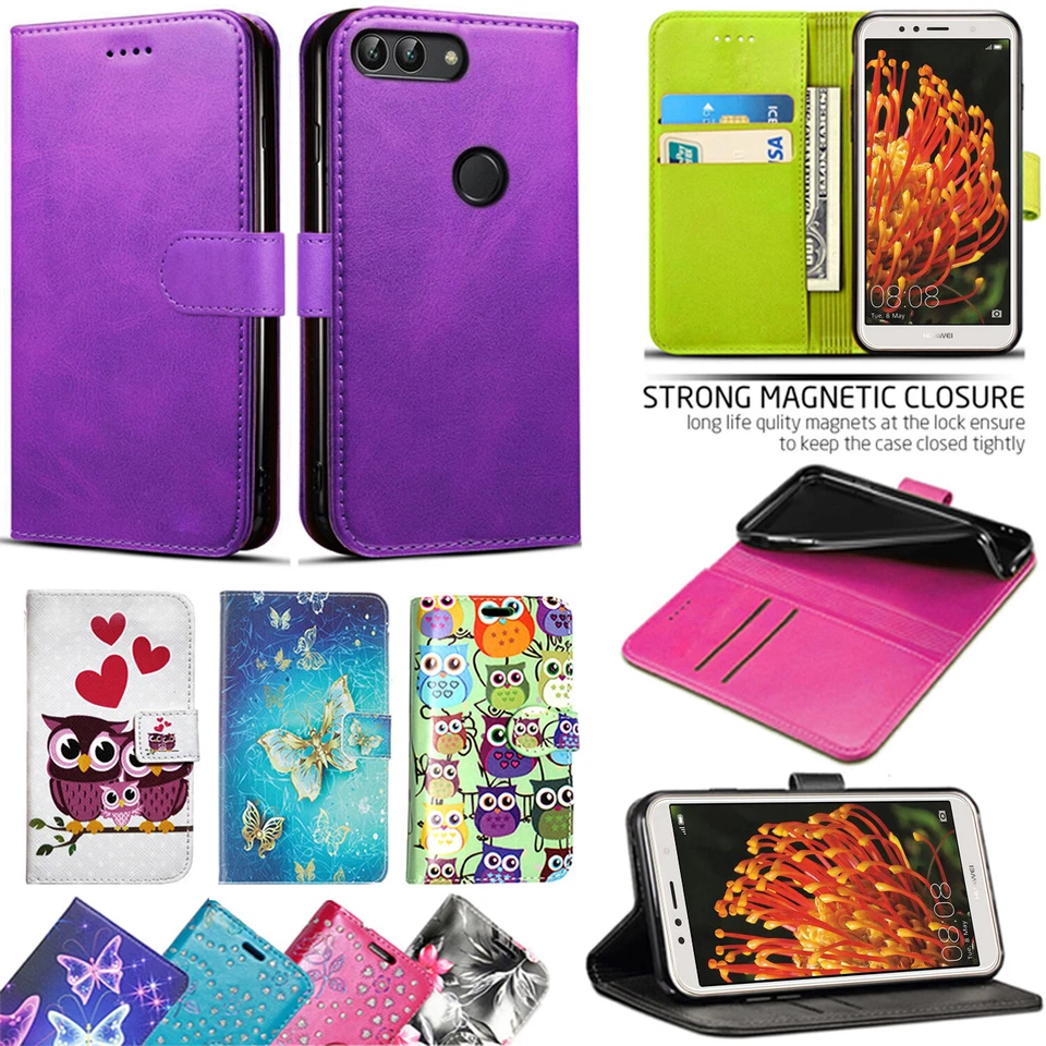 For Huawei P20/ P20 Lite/ P20 Pro /Enjoy 7S FIG-LX1 - Wallet Leather Case Cover