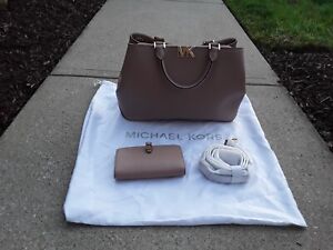 Michael Kors Pink Handbag And Wallet