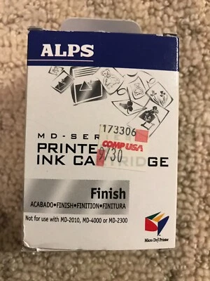 Alps Finish Cartridge for MD Series Printer.  P/N 106054-00.  2-Pack - Image 1 of 4