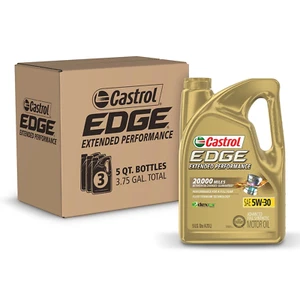 Castrol Edge Extended Performance 5W-30 Advanced Full Synthetic Motor Oil, 5 Qua - Picture 1 of 11
