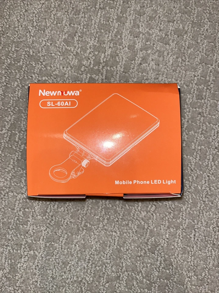 Newmowa 60 LED High Power Rechargeable Clip Fill Video Light with Front & Back - Image 1 of 1