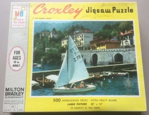 Vintage MB Croxley Puzzle The Friendly Breeze #4611 500 Pieces Complete 1968 - Picture 1 of 11