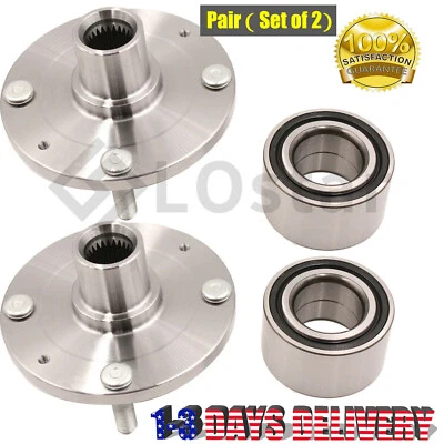 Pair(2) Front Wheel Hub Bearing Assembly Fits 2005-2009 Kia Spectra / Spectra5 - Image 1 of 3