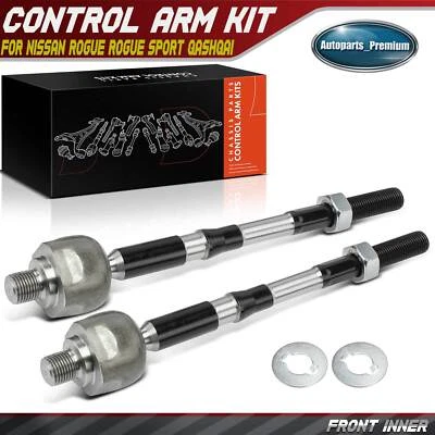 2x Extremo de barra de amarre interior delantero para Nissan Rogue 2017-2020 Rogue Sport 17-22 Qashqai Foto 1 de 4