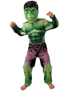 Rubie's Costume Avengers Hulk Marvel Vestito per Bambino 888911