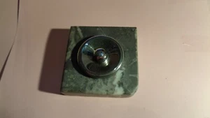 SONNETTE CARRE MARBRE GRIS VEINE BLANC - N° S90 - ARRONDIT DANS UN ANGLE - Imagen 1 de 5
