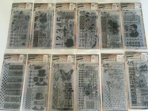 Tim Holtz Stempel anonym Gummi Klebestempel Set SIE WÄHLEN neu - Bild 1 von 41