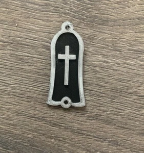 GUITAR TRUSS ROD COVER - Custom Cross GIBSON USA - CUSTOM PLASTIC 3D  - Picture 1 of 2